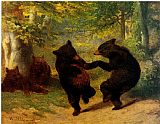 William Beard Dancing Bears painting